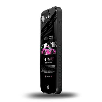 911 drifting club back phone cover | glass case for iphone 16e