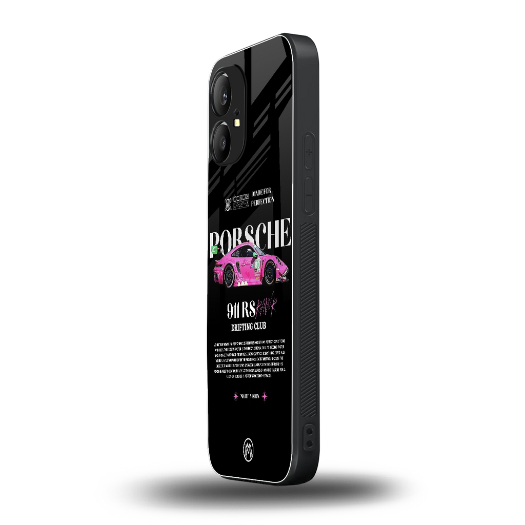 911 drifting club back phone cover | glass case for nothing phone 1