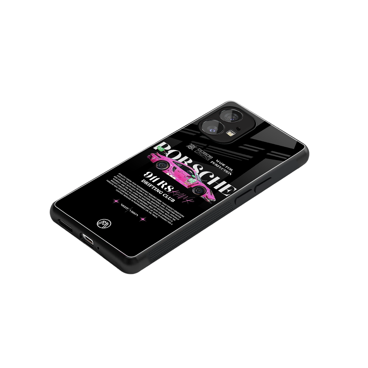 911 drifting club back phone cover | glass case for nothing phone 1