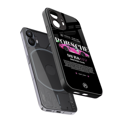 911 drifting club back phone cover | glass case for nothing phone 2