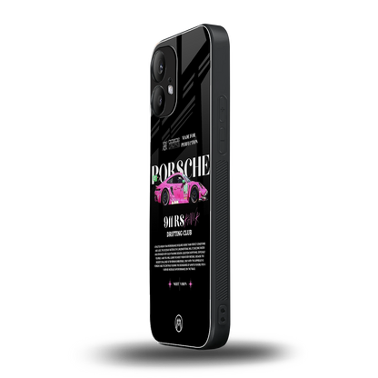 911 drifting club back phone cover | glass case for nothing phone 2