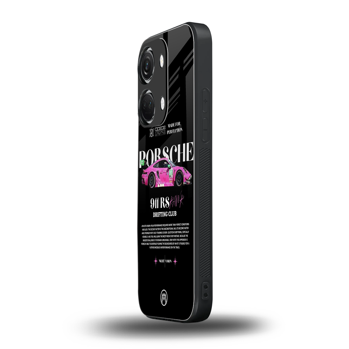 911 drifting club back phone cover | glass case for oneplus nord 3