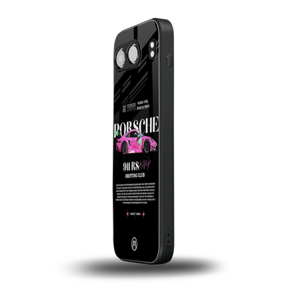 911 drifting club back phone cover | glass case for oneplus nord 4