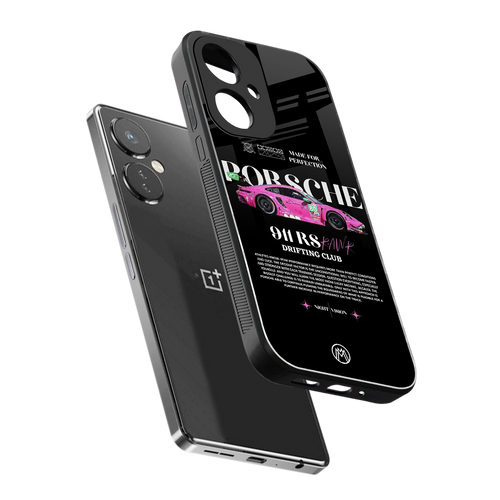 911 drifting club back phone cover | glass case for oneplus nord ce 3