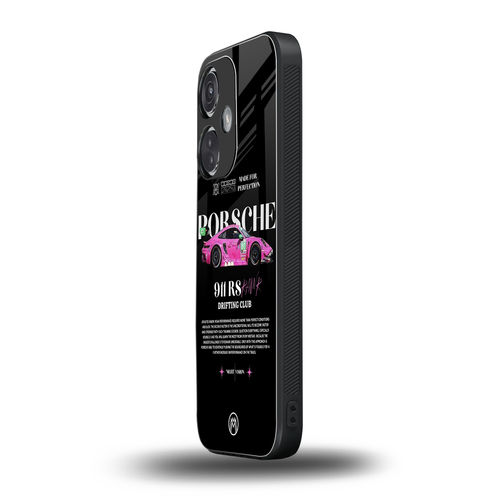 911 drifting club back phone cover | glass case for oneplus nord ce 3