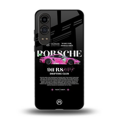 911 drifting club back phone cover | glass case for oneplus nord ce 4 lite