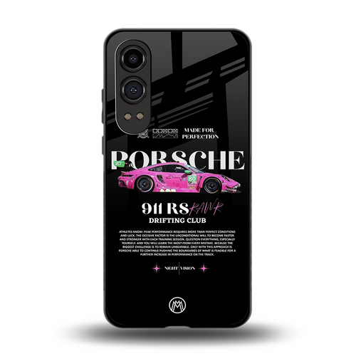 911 drifting club back phone cover | glass case for oneplus nord ce 4 lite