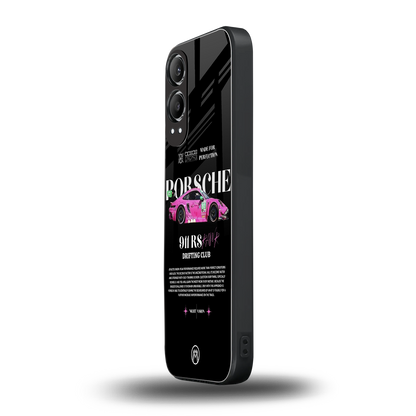 911 drifting club back phone cover | glass case for oneplus nord ce 4 lite