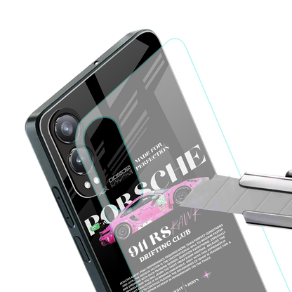911 drifting club back phone cover | glass case for oneplus nord ce 4 lite
