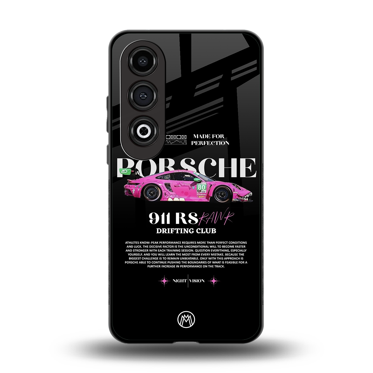 911 drifting club back phone cover | glass case for oneplus nord ce 4