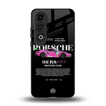 911 drifting club back phone cover | glass case for oneplus nord ce 4