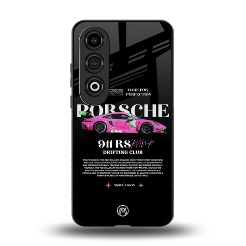 911 drifting club back phone cover | glass case for oneplus nord ce 4