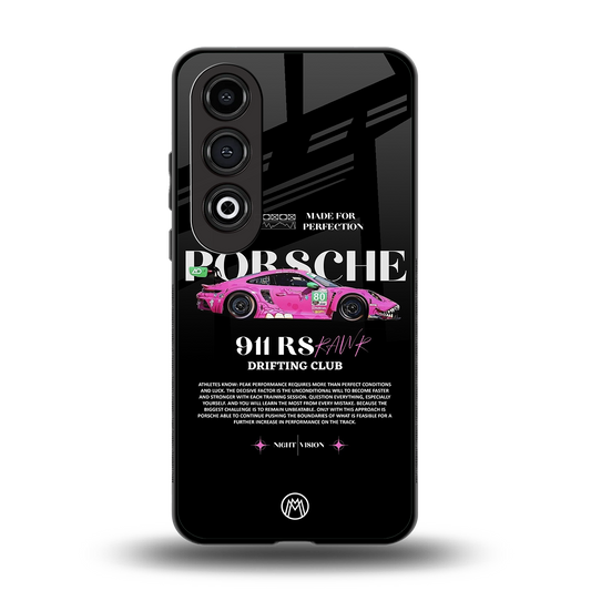911 drifting club back phone cover | glass case for oneplus nord ce 4