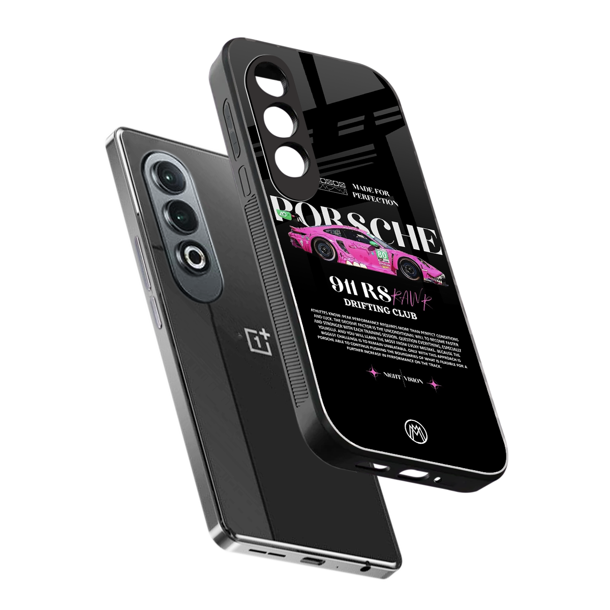 911 drifting club back phone cover | glass case for oneplus nord ce 4
