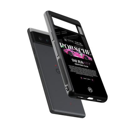 911 drifting club back phone cover | glass case for Google Pixel 6A