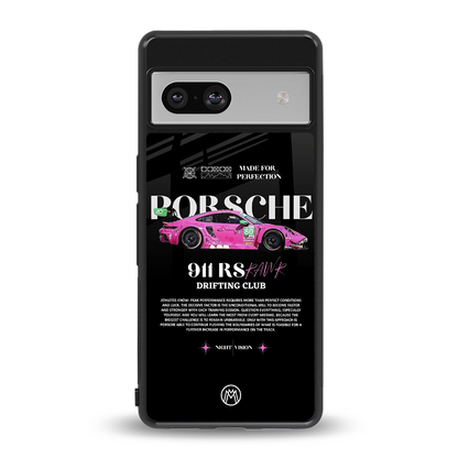 911 drifting club back phone cover | glass case for Google Pixel 7A