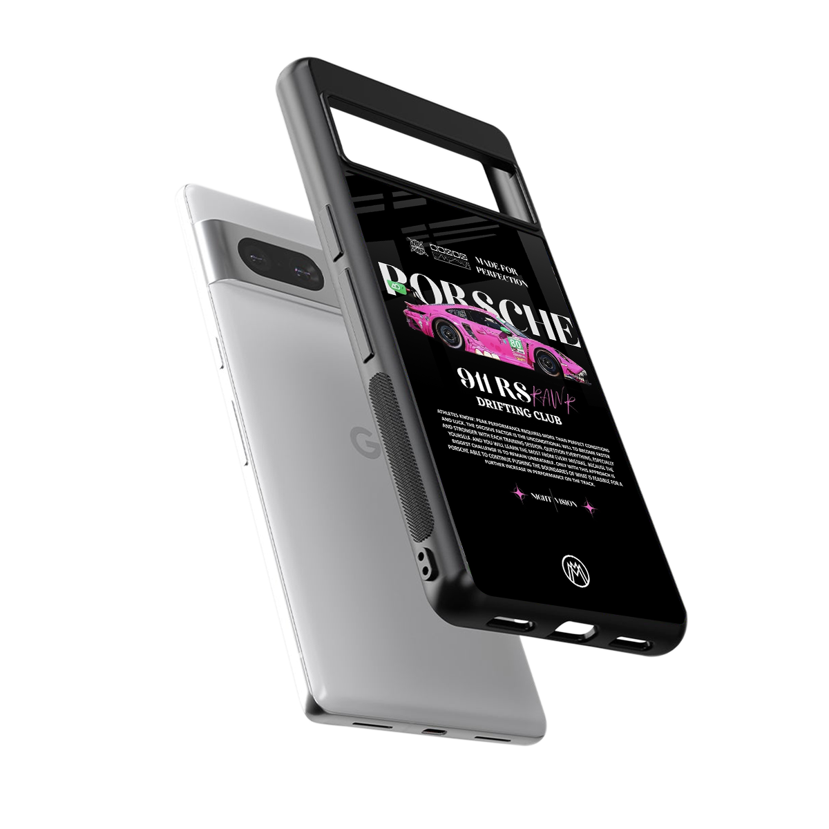 911 drifting club back phone cover | glass case for Google Pixel 7