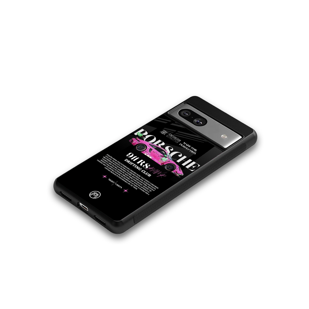 911 drifting club back phone cover | glass case for Google Pixel 7