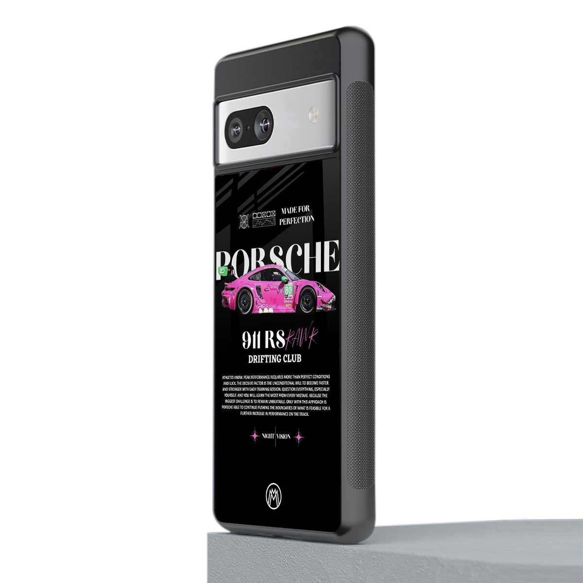 911 drifting club back phone cover | glass case for Google Pixel 7