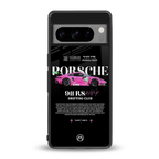 911 drifting club back phone cover | glass case for google pixel 8 pro