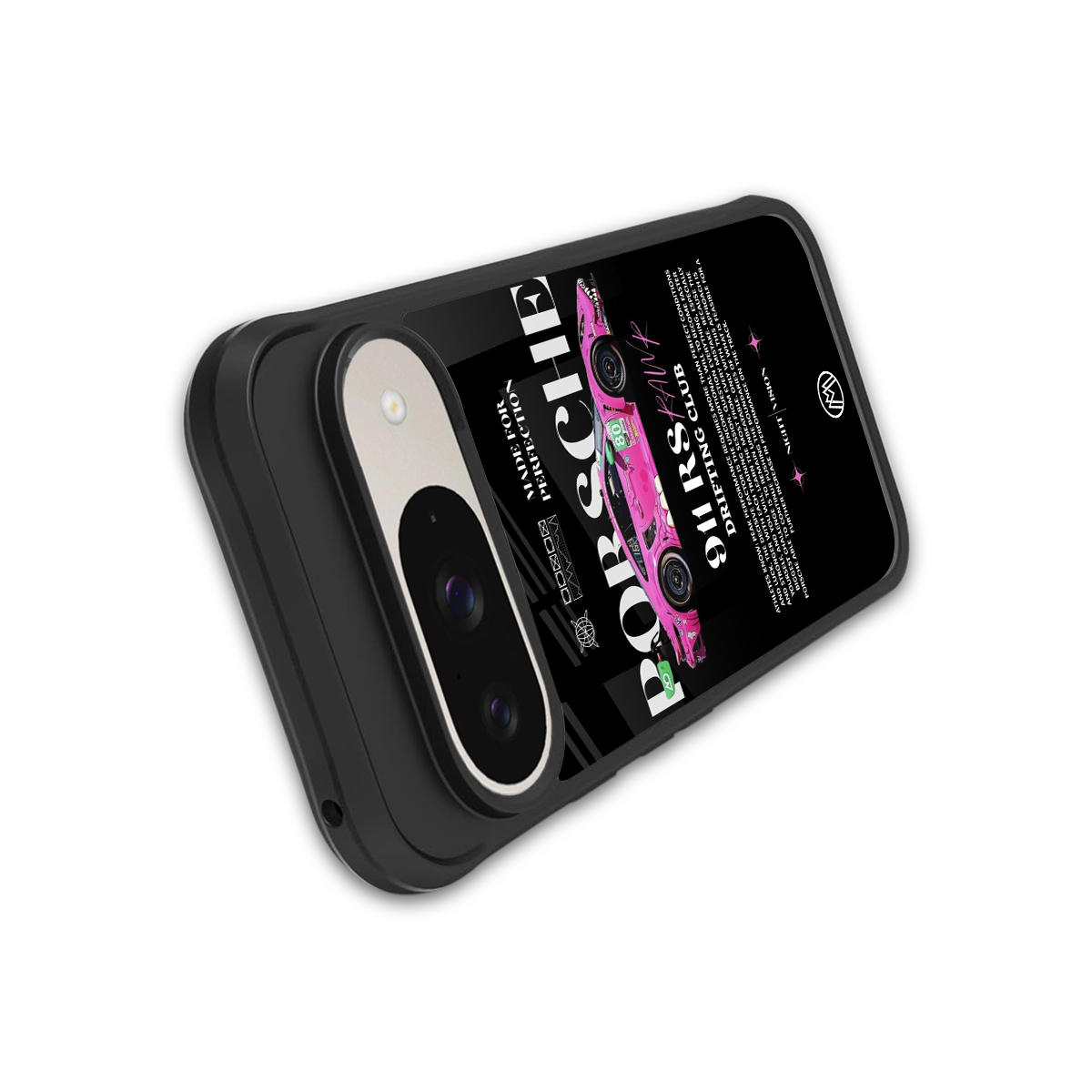 911 drifting club back phone cover | glass case for google pixel 9