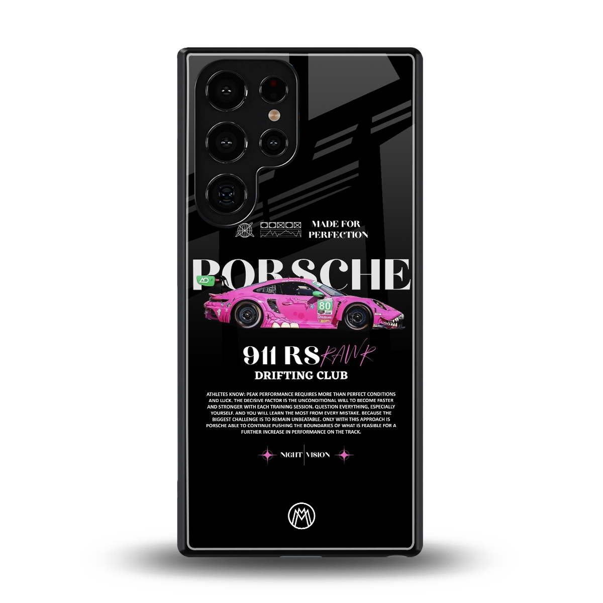 911 drifting club back phone cover | glass case for samsung galaxy s25 ultra
