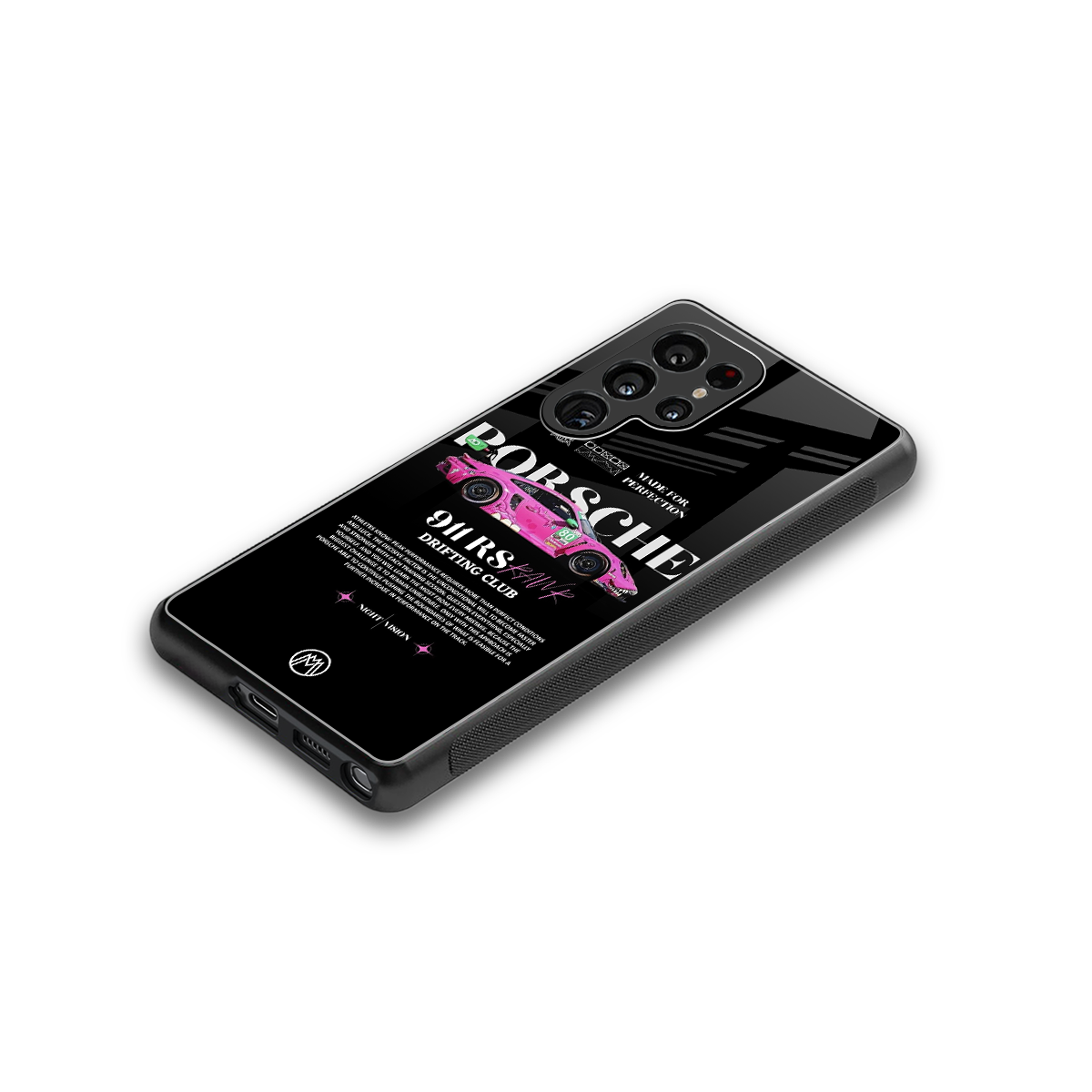 911 drifting club back phone cover | glass case for samsung galaxy s25 ultra