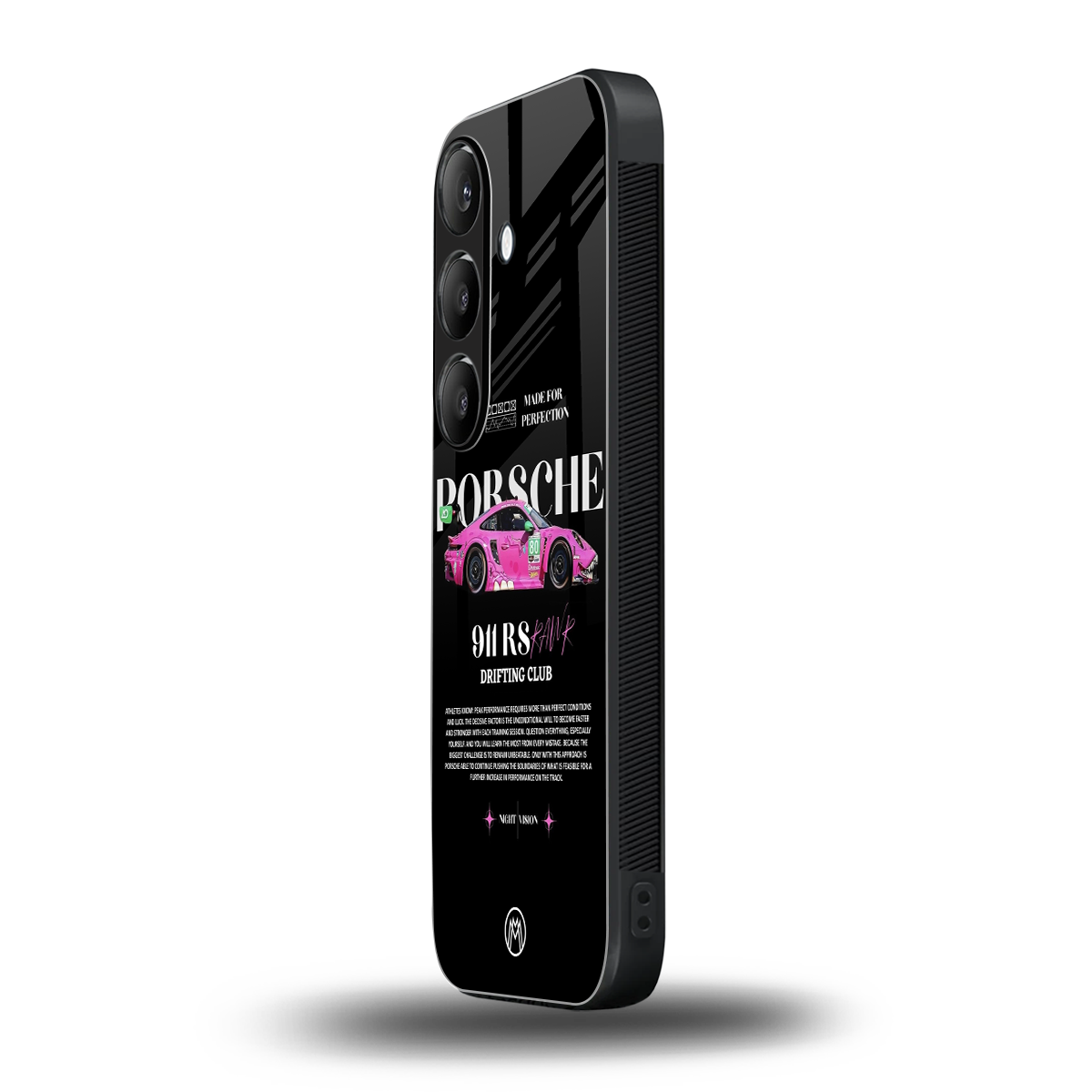 911 drifting club back phone cover | glass case for samsung galaxy s24 fe
