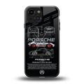 911 gt3 rs back phone cover | glass case for iphone 13 mini