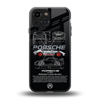 911 gt3 rs back phone cover | glass case for iphone 13 mini