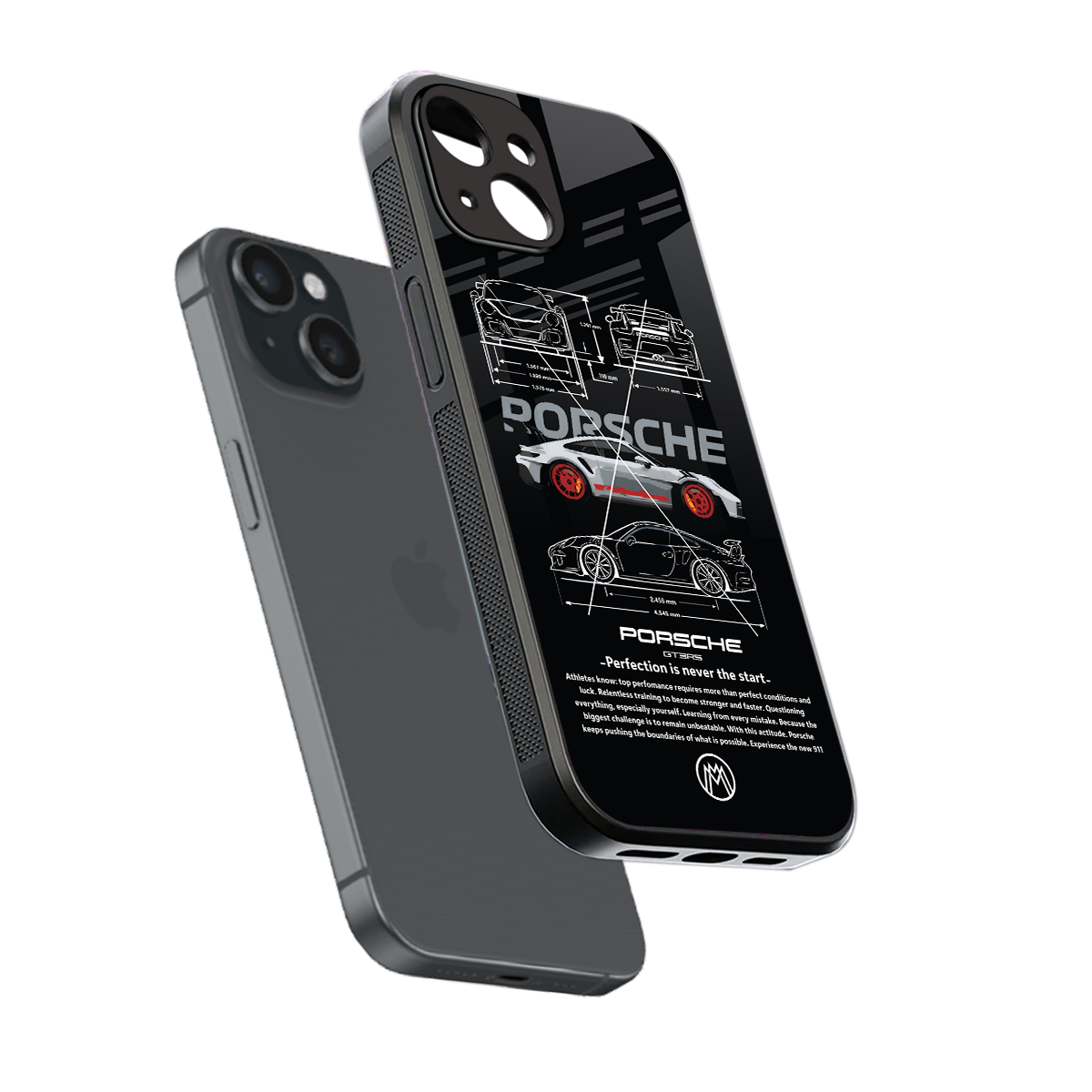 911 gt3 rs back phone cover | glass case for iphone 13 mini