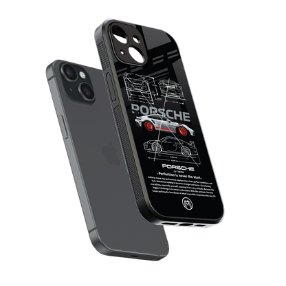 911 gt3 rs back phone cover | glass case for iphone 13 mini