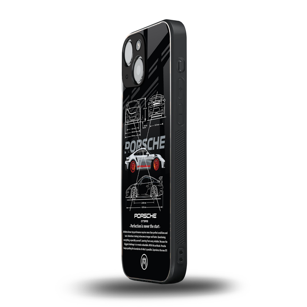 911 gt3 rs back phone cover | glass case for iphone 13 mini