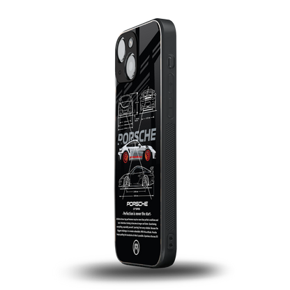 911 gt3 rs back phone cover | glass case for iphone 13 mini