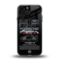 911 gt3 rs back phone cover | glass case for iphone 13 pro max
