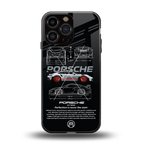 911 gt3 rs back phone cover | glass case for iphone 13 pro max