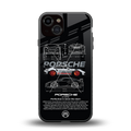 911 gt3 rs back phone cover | glass case for iphone 13
