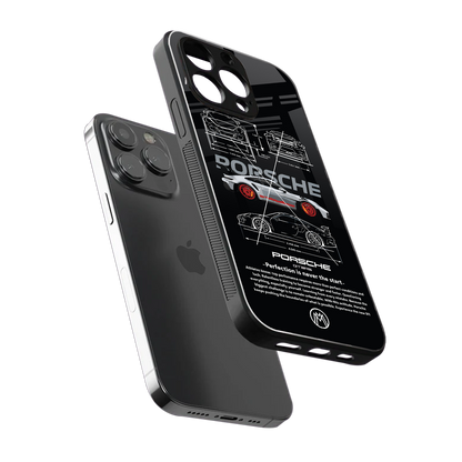 911 gt3 rs back phone cover | glass case for iphone 14 pro max