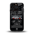911 gt3 rs back phone cover | glass case for iphone 15 pro