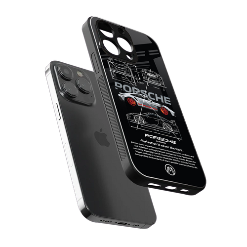 911 gt3 rs back phone cover | glass case for iphone 16 pro