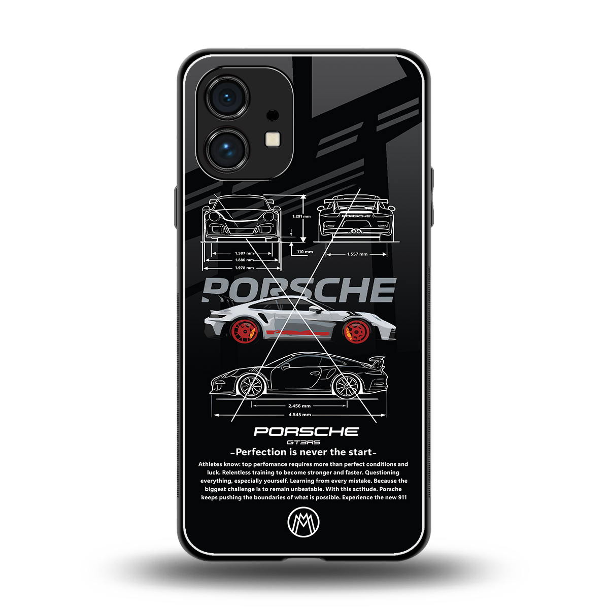 911 gt3 rs back phone cover | glass case for nothing phone 1