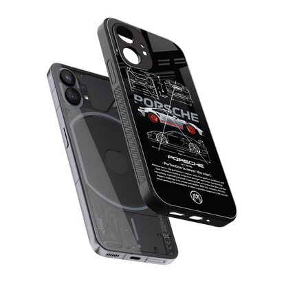 911 gt3 rs back phone cover | glass case for nothing phone 1