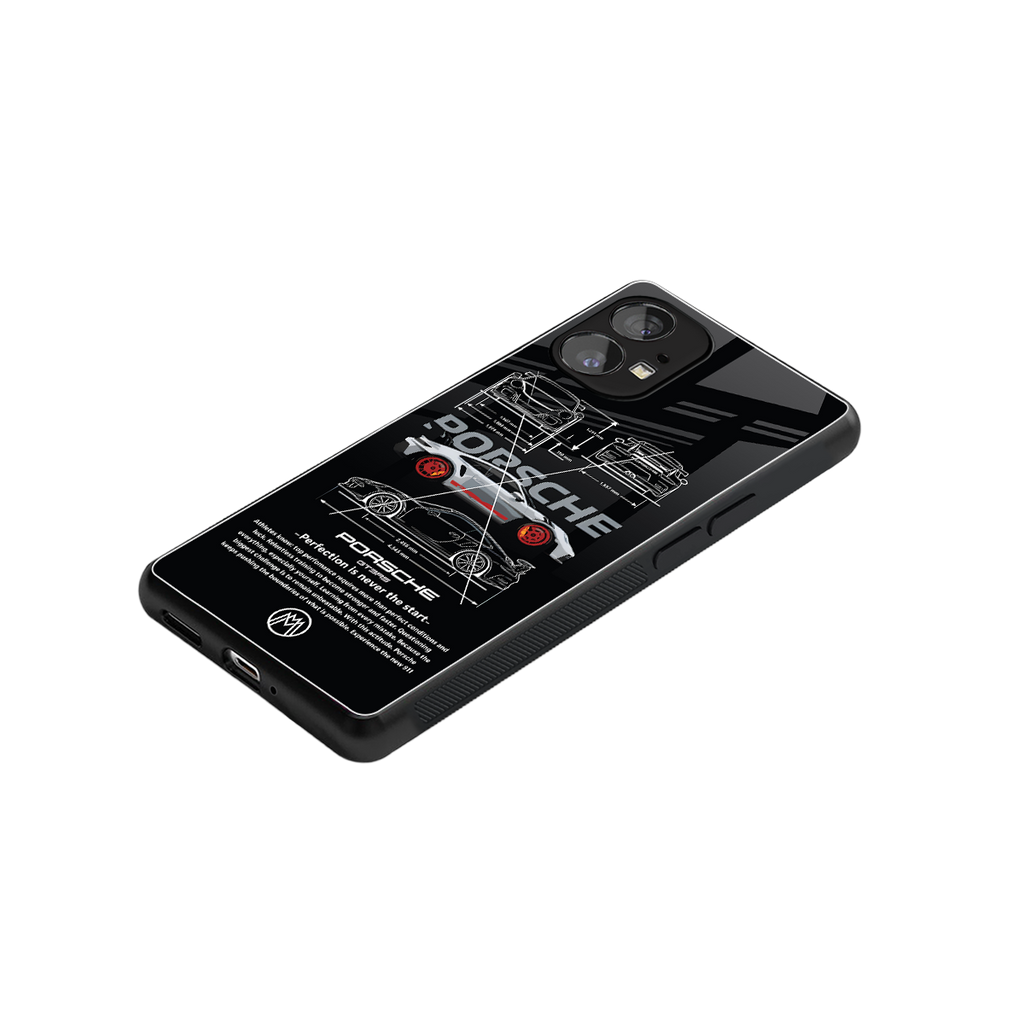 911 gt3 rs back phone cover | glass case for nothing phone 1