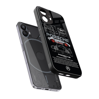 911 gt3 rs back phone cover | glass case for nothing phone 2