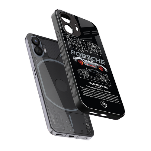 911 gt3 rs back phone cover | glass case for nothing phone 2