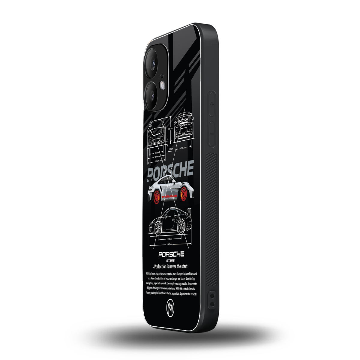 911 gt3 rs back phone cover | glass case for nothing phone 2