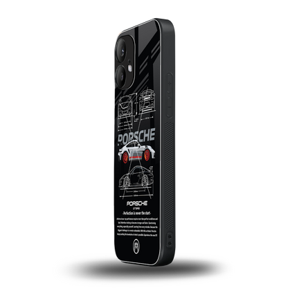 911 gt3 rs back phone cover | glass case for nothing phone 2
