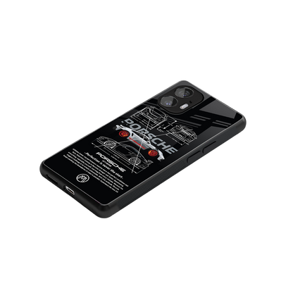 911 gt3 rs back phone cover | glass case for nothing phone 2