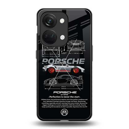 911 gt3 rs back phone cover | glass case for oneplus nord 3