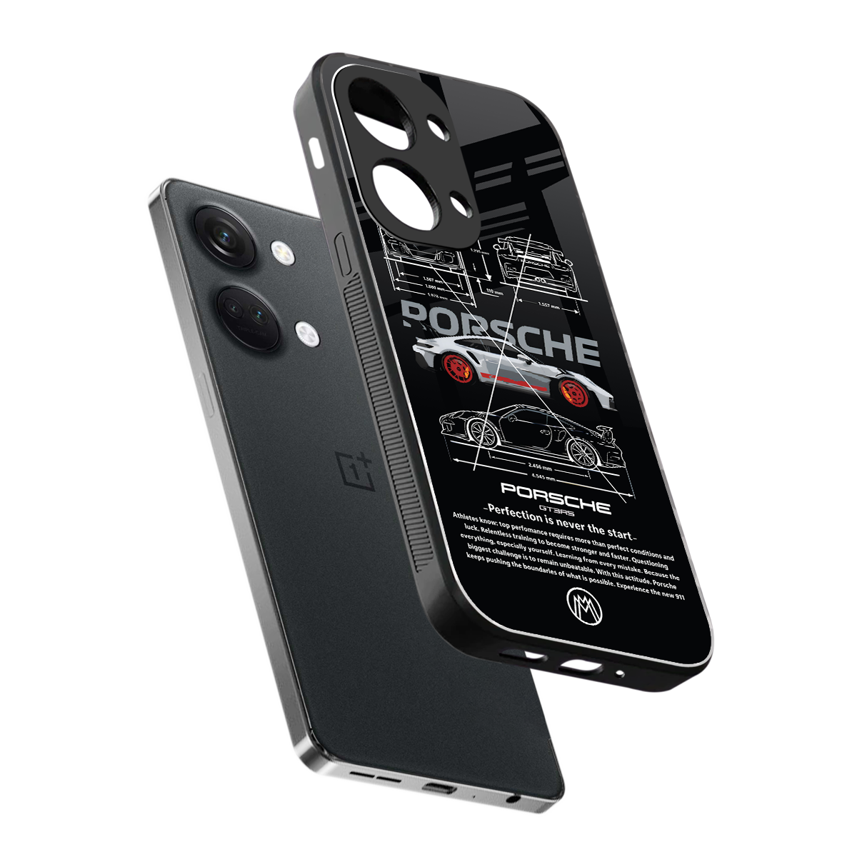 911 gt3 rs back phone cover | glass case for oneplus nord 3